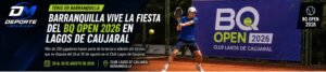 El BQ Open 2026 reúne a más de 250 jugadores en las canchas del Club Lagos de Caujaral y se disputa hasta el 30 de agosto. Imagen: Deporte Meridiano.