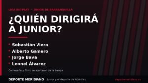 Los candidatos para tecnico de Junior