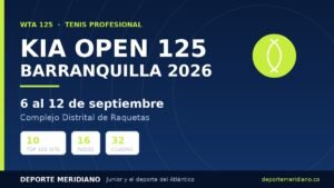 Kia Open 125 Barranquilla 2026, del 6 al 12 de septiembre