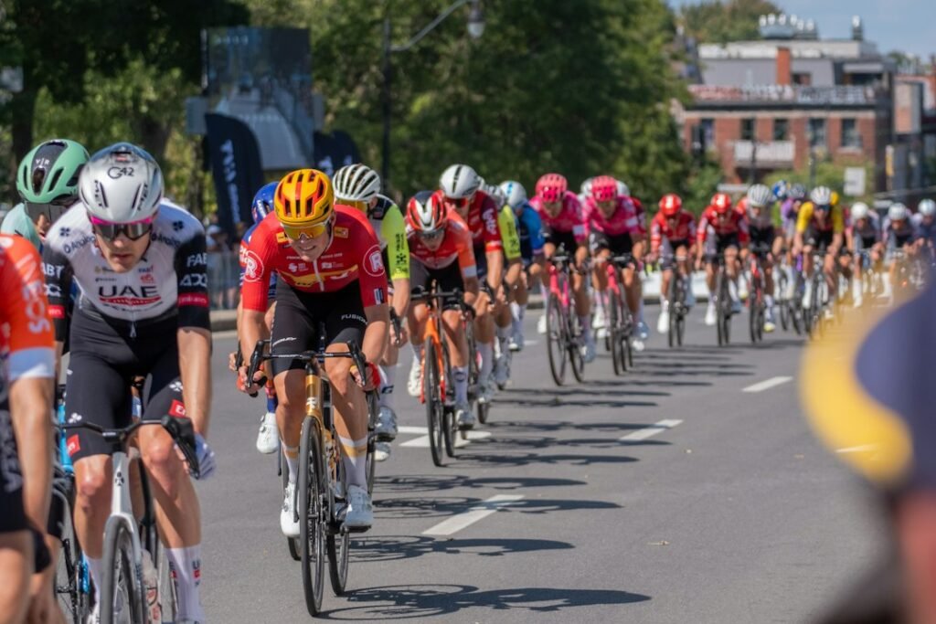 Pelotón de ciclismo de ruta, imagen ilustrativa del Mundial de Montreal 2026