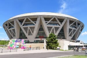 Diamond Court del Centro Nacional de Tenis de Beijing fotografiada en 2024