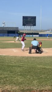 Nacional Sub-15 de Béisbol: jugadores de Bolívar celebran su victoria sobre Atlántico en Barranquilla.