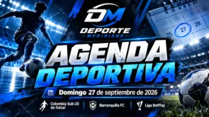 Agenda deportiva del domingo 27 de septiembre de 2026