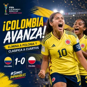 Colombia elimina a Polonia en el Mundial Femenino Sub-20