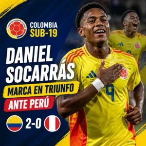Daniel Socarrás con la Selección Colombia Sub-19