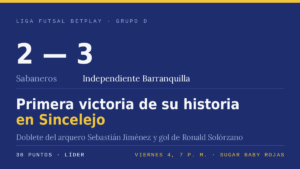 Un doblete del arquero Sebastián Jiménez y un gol de Ronald Solórzano a su exequipo le dieron a Independiente su primera victoria histórica en Sincelejo.