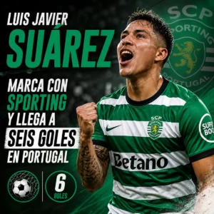 Luis Javier Suárez con Sporting