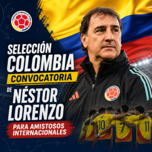Selección Colombia antes del amistoso frente a México en Baltimore por la fecha FIFA de septiembre de 2026.