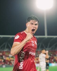 América de Cali en partido de fútbol colombiano, imagen de archivo
