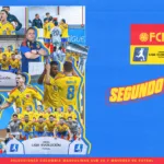 Composición oficial de la FCF con las selecciones Colombia de futsal y el anuncio de su segundo lugar.