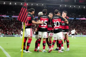 Flamengo durante el partido ante Atlético Mineiro del 26 de octubre de 2026