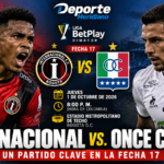Internacional de Bogotá vs Once Caldas por la fecha 17 de la Liga BetPlay II-2026