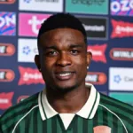 Jhon Córdoba con Krasnodar en la imagen oficial del club difundida por AS para su gol ante Baltika del 24 de octubre de 2026.