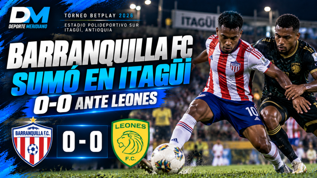 Barranquilla FC empató en Itagüí - Deporte Meridiano