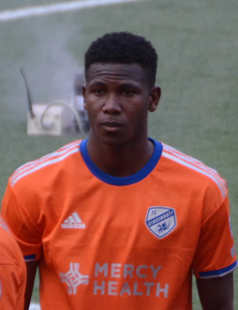 Yerson Mosquera con FC Cincinnati, mayo de 2023. Foto de archivo: Hayden Schiff, CC BY 2.0; no corresponde al partido con Watford.
