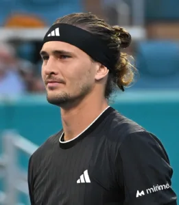 Retrato de Alexander Zverev durante el Miami Open de marzo de 2026