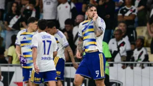 Leandro Paredes celebra la clasificación de Boca a la final de la Sudamericana 2026.