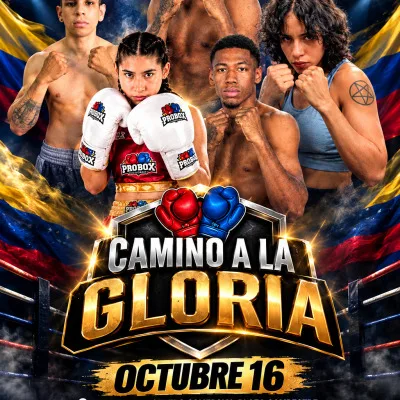 Cartel promocional de Camino a la Gloria II del 16 de octubre de 2026. Imagen: Probox Colombia / Passline.
