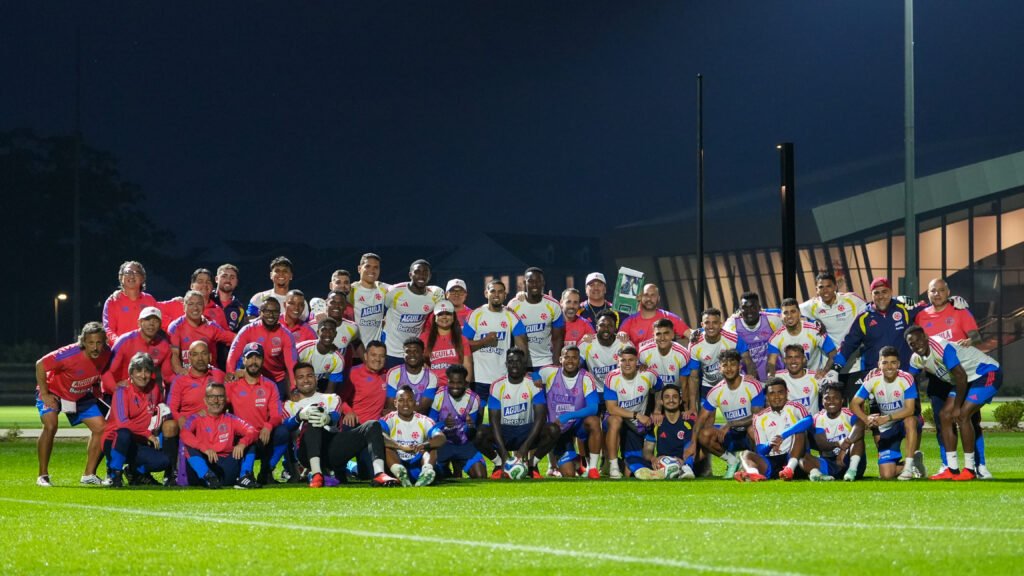Entrenamiento de la seleccion Colombia de mayores