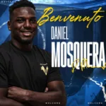 Pieza institucional de presentación de Daniel Mosquera en Hellas Verona, julio de 2024. Archivo del club; no corresponde al partido con Catanzaro.
