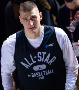 Nikola Jokic durante el fin de semana del Juego de Estrellas de 2022.