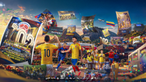 Pieza conmemorativa oficial de la Federación Colombiana de Fútbol por sus 102 años, publicada el 12 de octubre de 2026.