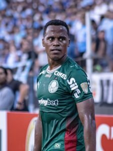 Jhon Arias con Palmeiras durante la Libertadores en mayo de 2026. Foto de archivo: Pichotito1821, CC BY 4.0.