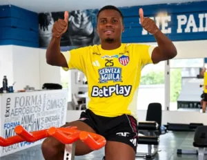 Jugadores de Junior trabajan en el gimnasio durante la recuperación del sábado 24 de octubre de 2026. Foto: Junior FC, difundida por Diario Deportes.