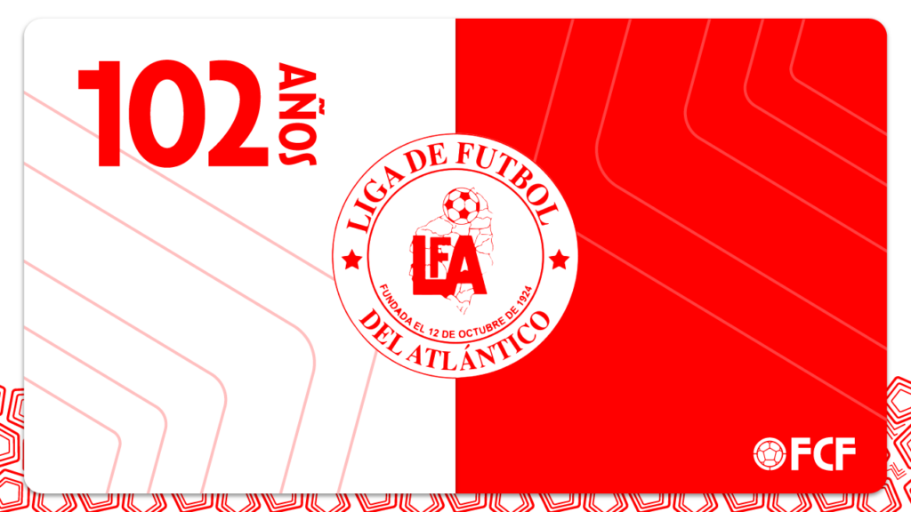 Imagen institucional de la Liga de Fútbol del Atlántico publicada por la Federación Colombiana de Fútbol.
