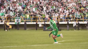 Edwin Cardona en la imagen de Atlético Nacional publicada por Noticias RCN sobre el triunfo en Tunja.