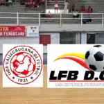 Escudos de Valle y Bogotá y el Coliseo Mariano Ramos de Cali para la final femenina Sub-17 de fútbol sala 2026. Imagen: DXT Capital / JotaVe Futbolero.
