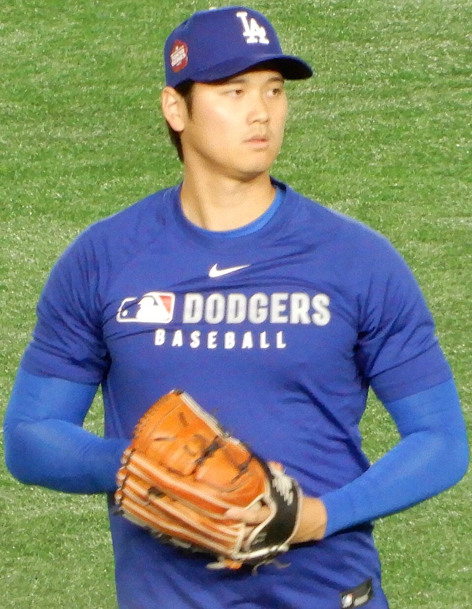 Shohei Ohtani en pretemporada en Tokio en marzo de 2025; foto de archivo.