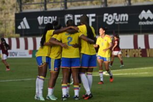 Selección Colombia Femenina en la imagen publicada por la FCF tras el triunfo ante Venezuela del 13 de octubre de 2026.