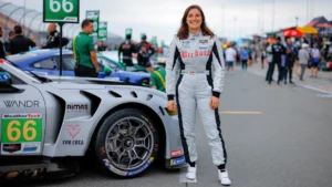 Tatiana Calderón en automovilismo, foto de archivo de 2026.