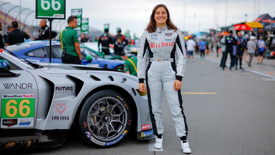 Tatiana Calderón en automovilismo, foto de archivo de 2026.